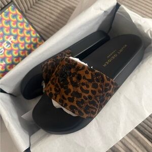 Kurt Geiger Leopard Slides